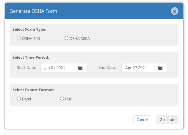 OSHA recordkeeping software for OSHA 300 forms